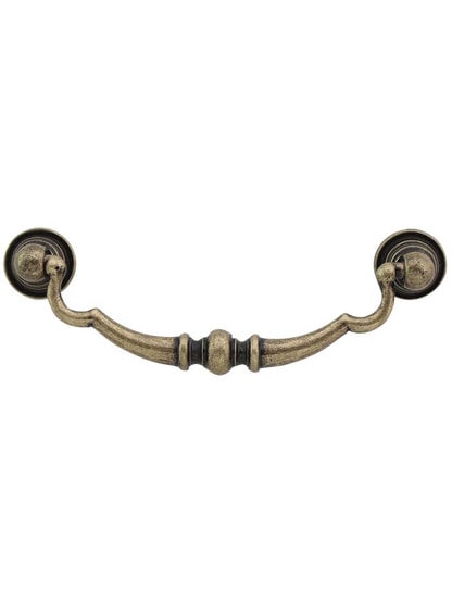 Oxford Cabinet Pull - 3 3/4 inch Center-to-Center in German Bronze.